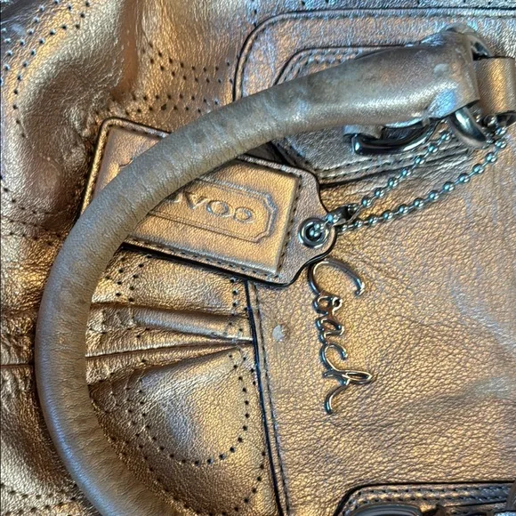 Coach Bronze Satchel Bag - Picture 5 of 5